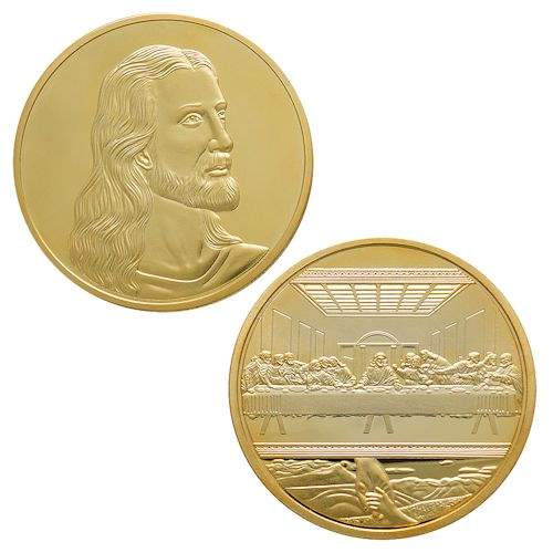 24k Gold Last Supper Coin, Jesus Coin