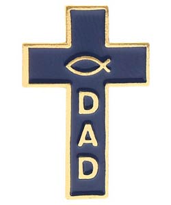 Dad Cross Pin