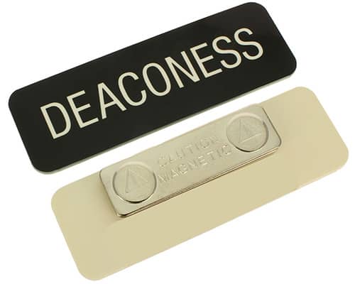 Deacon and Deaconess Name Badges