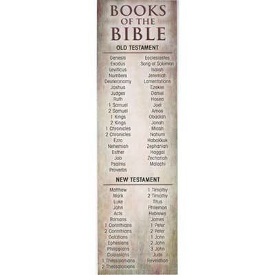 Books of Bible Bookmarks (Pkg of 25)